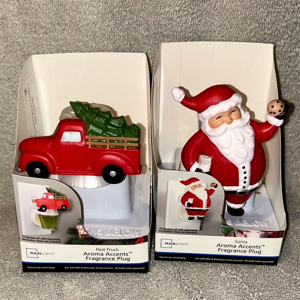Mainstays Santa and Red Truck Fragrance Plugs